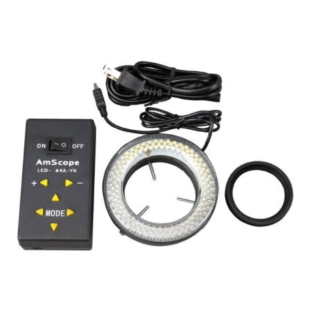 United Scope Llc. AmScope LED-64A LED Lighting Direction Adjustable Microscope Ring Light with Adapter LED-64A